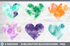 Alcohol Ink Hearts Clipart Product Image 2