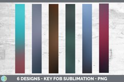 Ombre Key Fob | Wristlet Sublimation Product Image 2