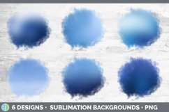 Blue Ombre Background | Grunge Sublimation Backgrounds Product Image 2