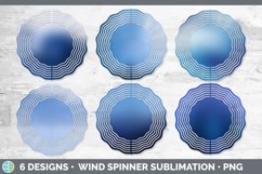Blue Ombre Wind Spinner | Sublimation Designs Bundle Product Image 2