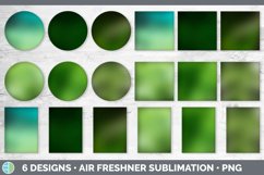 Green Ombre Air Freshener | Sublimation Designs Bundle Product Image 2