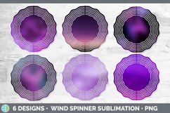 Purple Ombre Wind Spinner | Sublimation Designs Bundle Product Image 2