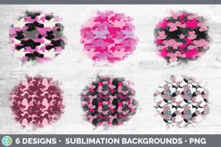 Glitter Pink Camo Background | Grunge Sublimation Background Product Image 2