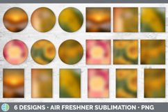 Amber Ombre Air Freshener | Sublimation Designs Bundle Product Image 2