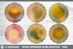 Amber Ombre Wind Spinner | Sublimation Designs Bundle Product Image 2