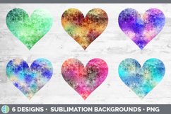 Glitter Galaxy Hearts Clipart Product Image 2