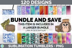 Glitter Blue Tumbler Sublimation Bundle Product Image 2