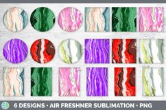 Paint Pour Air Freshener | Sublimation Designs Bundle Product Image 2