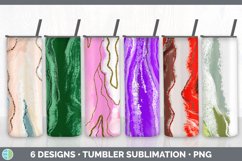 Paint Pour Tumbler | Agate Sublimation Bundle Product Image 1