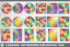 Rainbow Air Freshener | Sublimation Designs Bundle Product Image 2