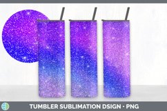 Purple Glitter Tumbler Sublimation Bundle | Ombre Tumbler Product Image 5