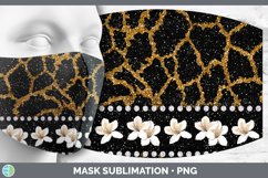 Animal Print Mask | Sublimation Flower Face Mask Designs Product Image 3