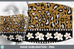 Animal Print Mask | Sublimation Flower Face Mask Designs Product Image 6