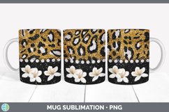 Animal Print Mug Sublimation | Flower Coffee Cup Designs Product Image 5
