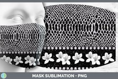 Animal Print Mask | Sublimation Flower Face Mask Designs Product Image 7
