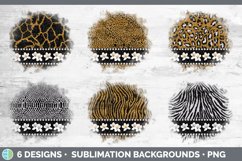 Animal Print Background | Flower Grunge Sublimation Product Image 2