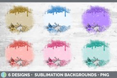 Flower Background | Grunge Sublimation Backgrounds Product Image 2