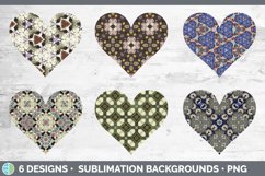 Gemstone Hearts Clipart | Sublimation Designs Product Image 2