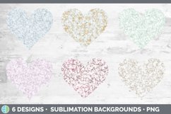 Marble Hearts Clipart | Sublimation Designs Product Image 2