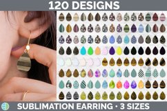 Mega bundle of sublimation teardrop earring designs.