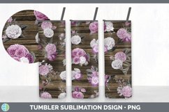 Wood Floral Tumbler Sublimation Bundle Product Image 6