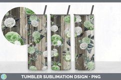 Wood Floral Tumbler Sublimation Bundle Product Image 2