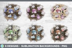 Wood Floral Background | Grunge Sublimation Backgrounds Product Image 2