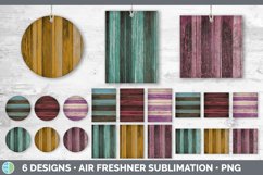 Painted Wood Air Freshener | Sublimation Designs Bundle Product Image 1