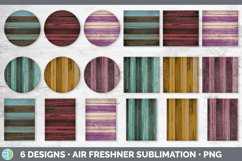 Painted Wood Air Freshener | Sublimation Designs Bundle Product Image 2
