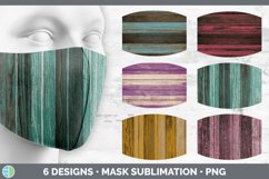 Painted Wood Mask | Sublimation Bundle Face Mask Designs Product Image 1