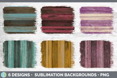 Painted Wood Distressed Sublimation Background Panel Product Image 2