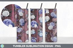 Painted Florals Wood Tumbler Sublimation Bundle Product Image 3