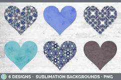Ornate Hearts Clipart | Sublimation Designs Product Image 2