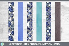 Ornate Key Fob | Wristlet Sublimation Product Image 2