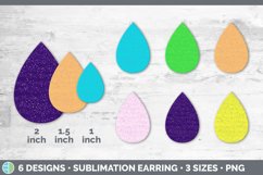 Spatter Teardrop Earring | Sublimation Designs Bundle Product Image 2
