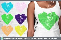 Distressed Heart Clipart | Mega Bundle Sublimation Designs Product Image 12