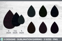 Spatter Teardrop Earring | Sublimation Designs Bundle Product Image 2