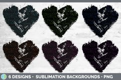 Spatter Heart Distressed Clipart | Sublimation Designs Product Image 2
