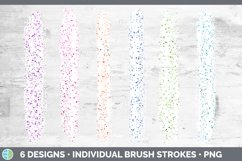 Spatter Brush Strokes PNG | Sublimation Designs Product Image 2