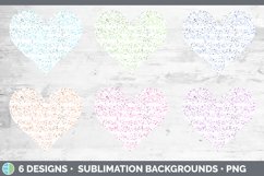 Spatter Hearts Clipart | Sublimation Designs Product Image 2
