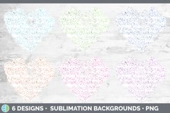 Spatter Heart Distressed Clipart | Sublimation Designs Product Image 2