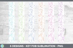 Spatter Key Fob | Wristlet Sublimation | Keychain Product Image 2
