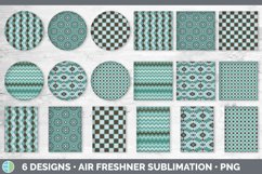Turquoise Air Freshener | Sublimation Designs Bundle Product Image 2