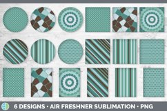 Turquoise Air Freshener | Sublimation Designs Bundle Product Image 2