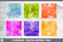 Watercolor Backgrounds | Digital Scrapbook Papers Product Image 2