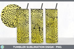 Yellow Animal Print Tumbler Sublimation Bundle Product Image 5