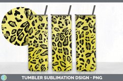 Yellow Animal Print Tumbler Sublimation Bundle Product Image 3