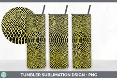 Yellow Animal Print Tumbler Sublimation Bundle Product Image 7