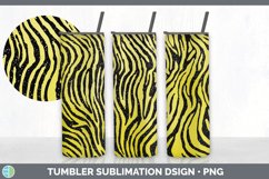 Yellow Animal Print Tumbler Sublimation Bundle Product Image 6