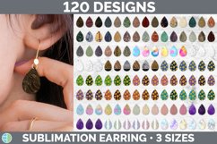 Teardrop Earrings Sublimation |Mega Bundle Product Image 1